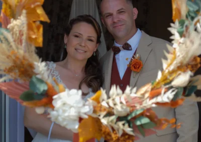 Photo de mariage, portrait de couple