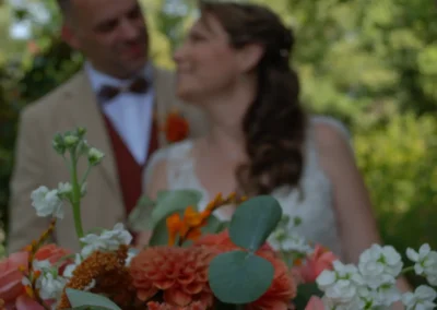 Photo de mariage, bouquet