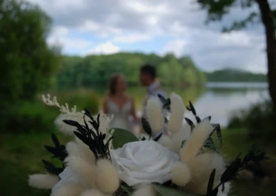 Photo de mariage, bouquet